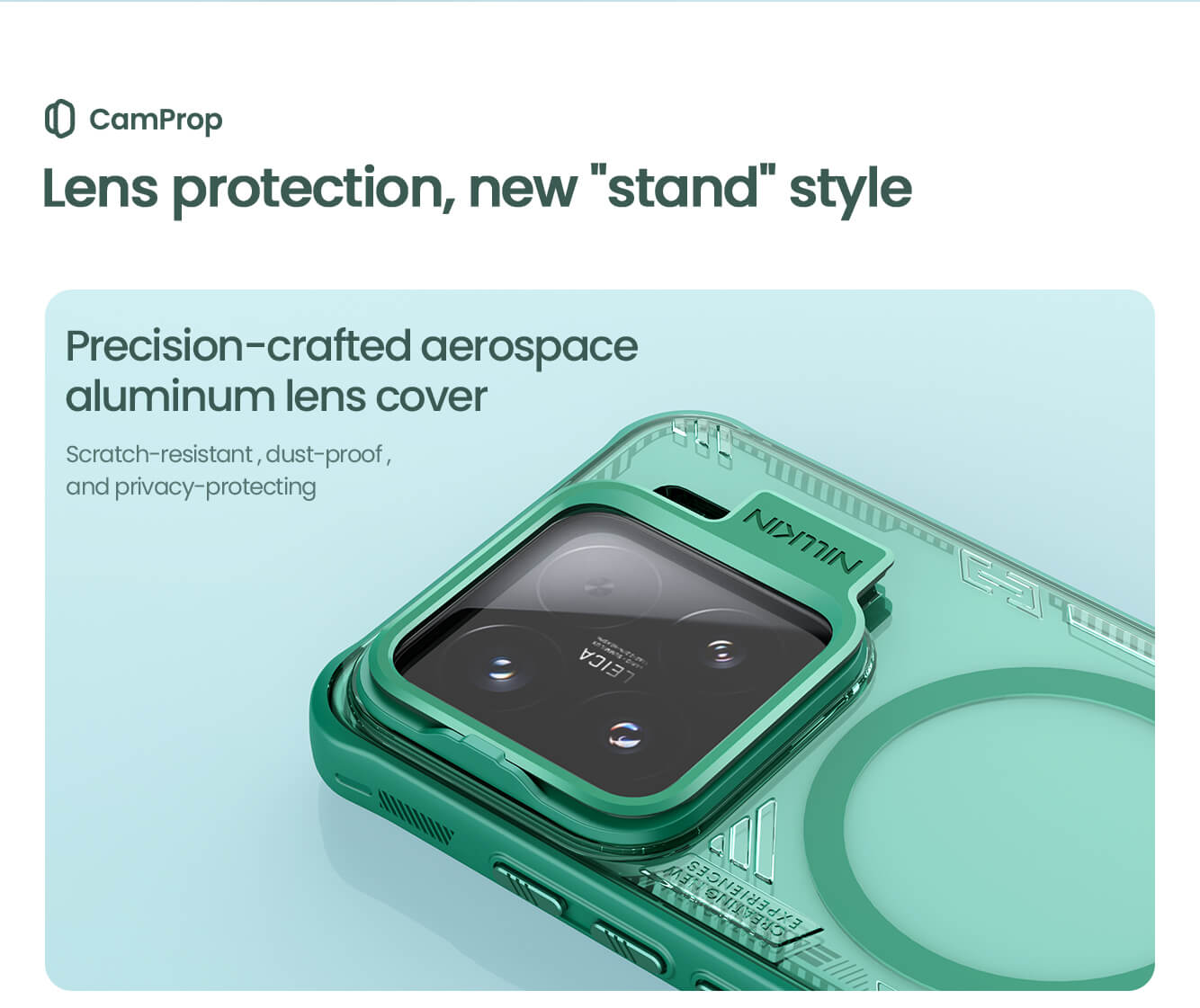 Чехол-крышка NILLKIN для Xiaomi 15 (серия Iceblade Prop Frame version Magnetic)